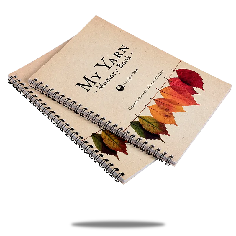 Kraft cover notebook with visible twin-loop wire binding